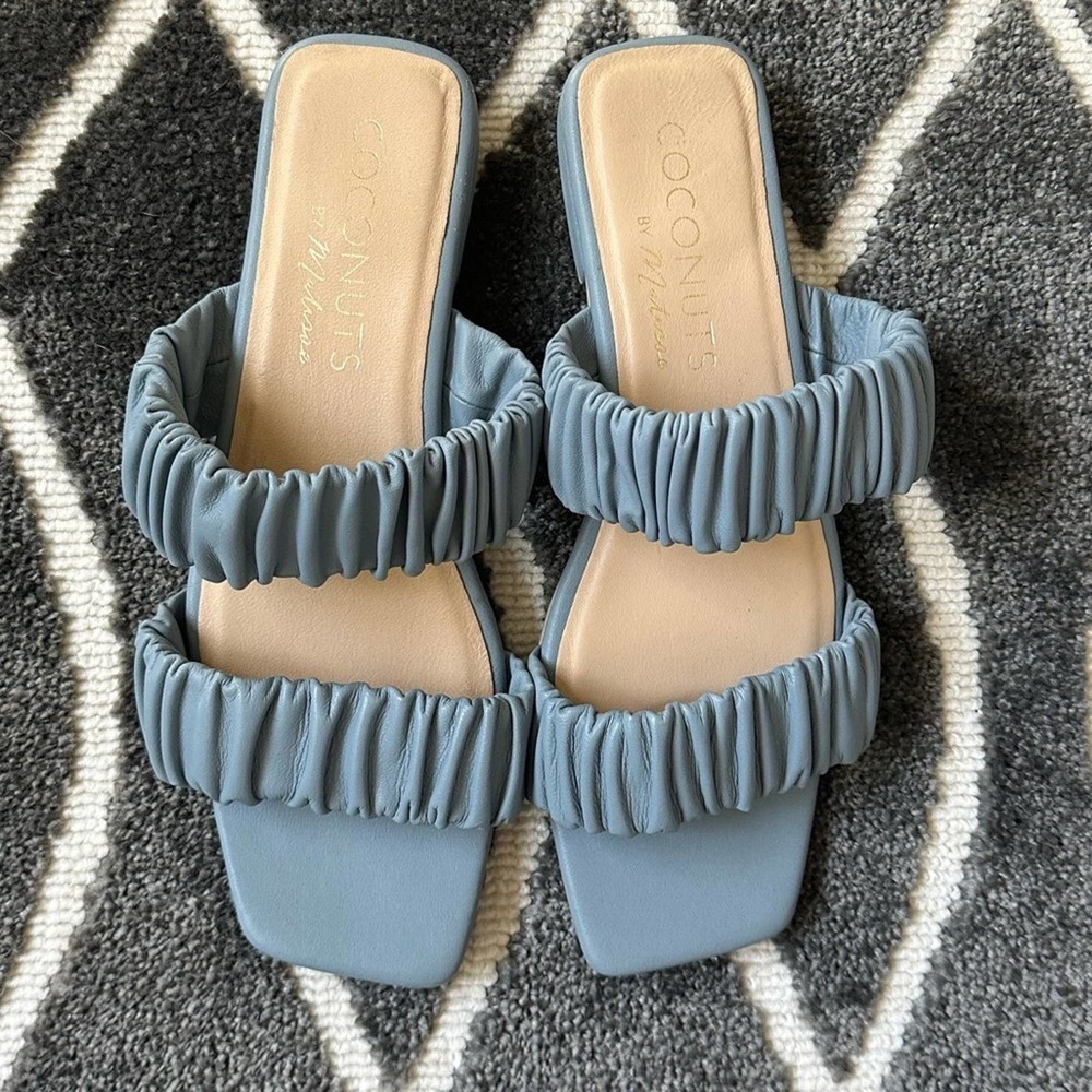 Coconuts No Lies Ruched Sandal Size 9